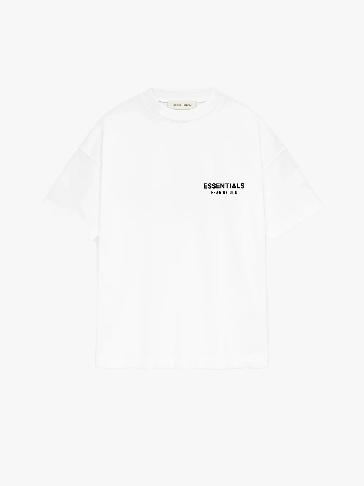 Essentials Fear Of God White Tee (Oversized)