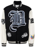 Jeff Hamilton x Brooklyn Nets "Grey/White" bomber jacket