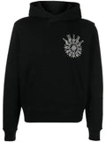 AMIRI rhinestone-embellished graphic-logo hoodie