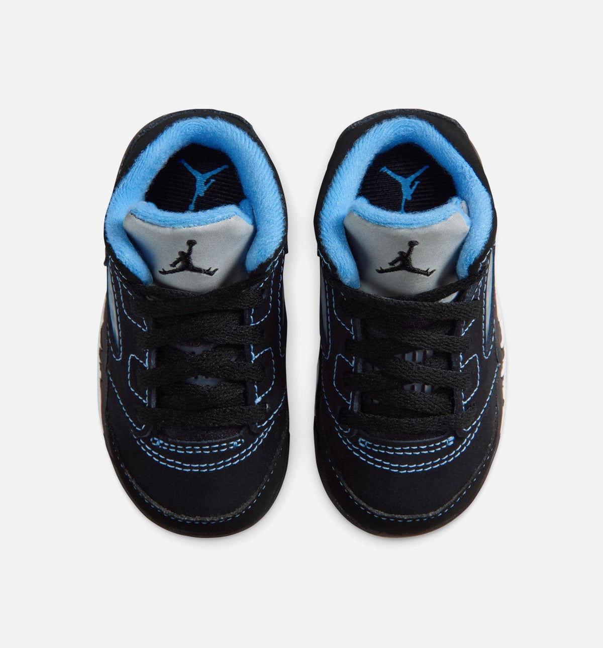 Air Jordan 5 Retro Black Carolina Infant/Toddler Lifestyle Shoe - Black/University Blue/White