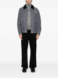 Canali half-zip wool sweater
