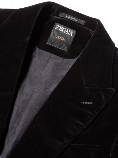 Zegna cotton buttoned blazer