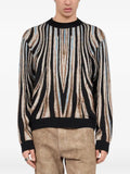 Roberto Cavalli tiger-print sweater