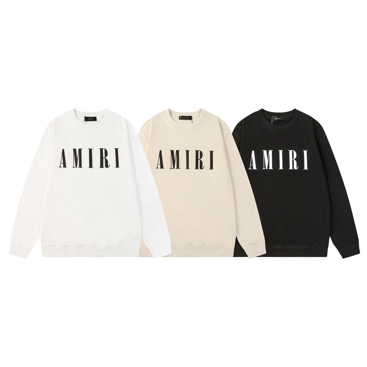 Amiri Logo Letter Dragon Angel Eagle Crewneck Sweatshirt Streetwear