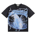 MAJESTIK Astronaut Skull Graphic T-Shirt