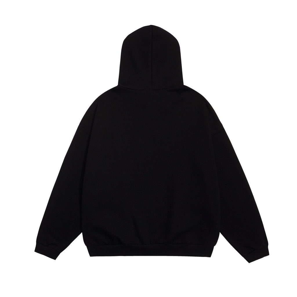 Fear of God Essentials Black Front Graphic Hoodie