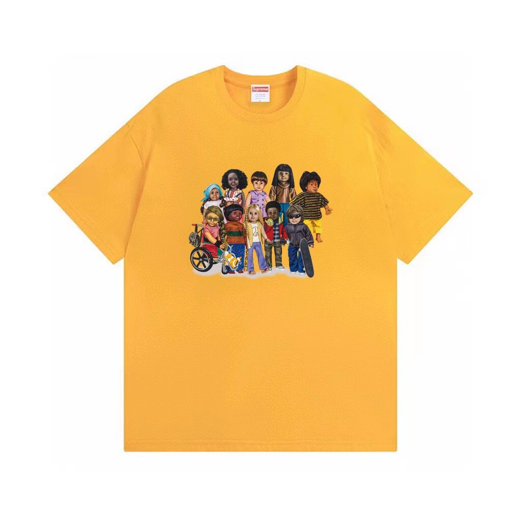 Supreme Children Cartoon Graphic T-Shirt