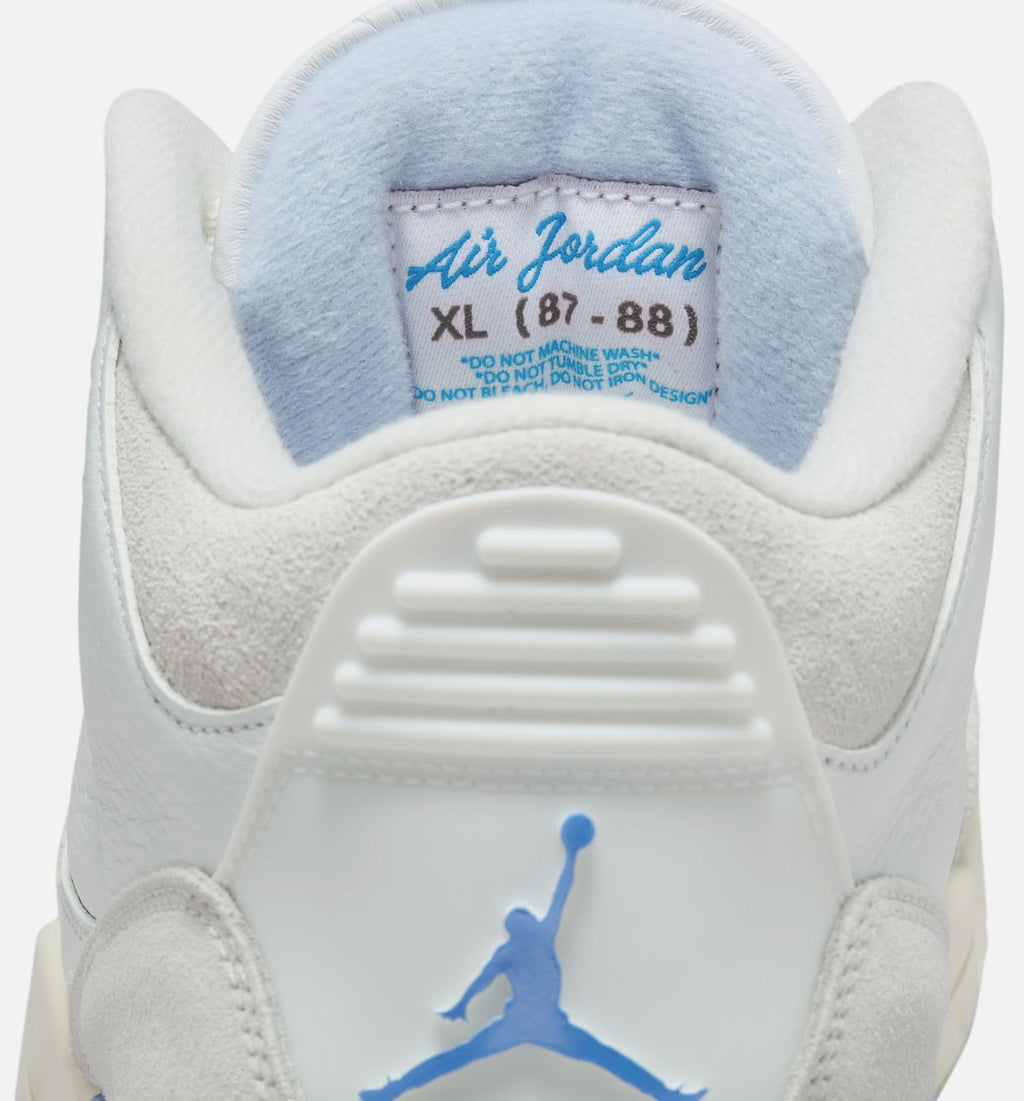 Air Jordan 3 Retro "Lucky Shorts" Men's Shoe – Summit White/Hydrogen Blue/Legend Blue