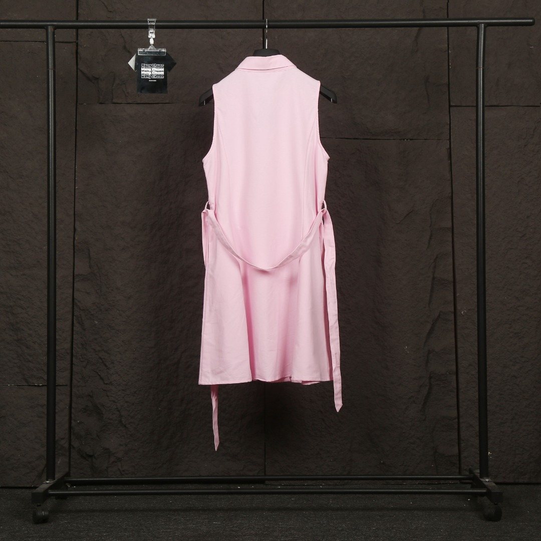 Ralph Lauren Sleeveless Belted Oxford Shirt Dress