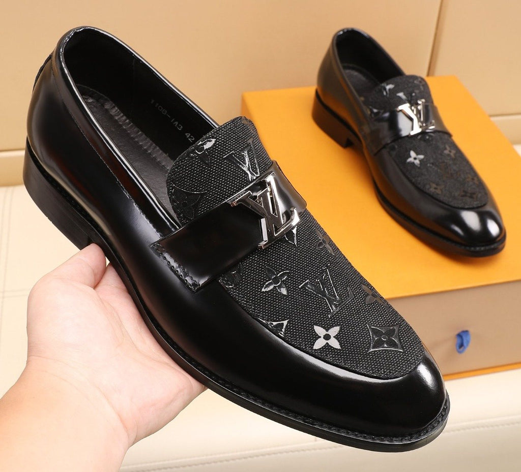 Louis Vuitton Patterned Vamp Loafers